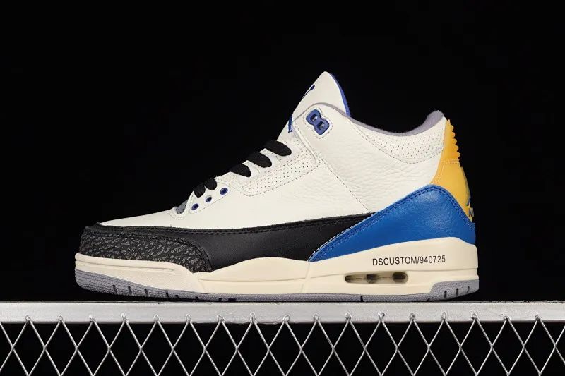 All categories Air Jordan Jordan series basketball shoes Air Jordan 3 Air Jordan 3 Retro UNC AJ3 Joe 3 burst racing blue 398614-145